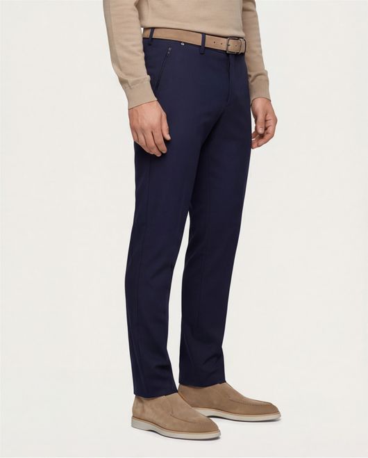 Boss Orange pantalon chino Kaito1 donkerblauw