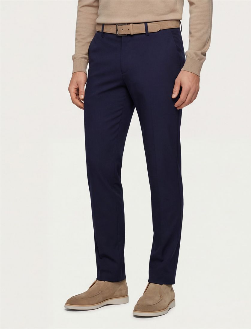 Boss Orange pantalon chino Kaito1 donkerblauw zonder omslag
