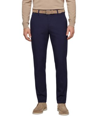 Hugo Boss Boss Orange pantalon chino Kaito1 donkerblauw zonder omslag