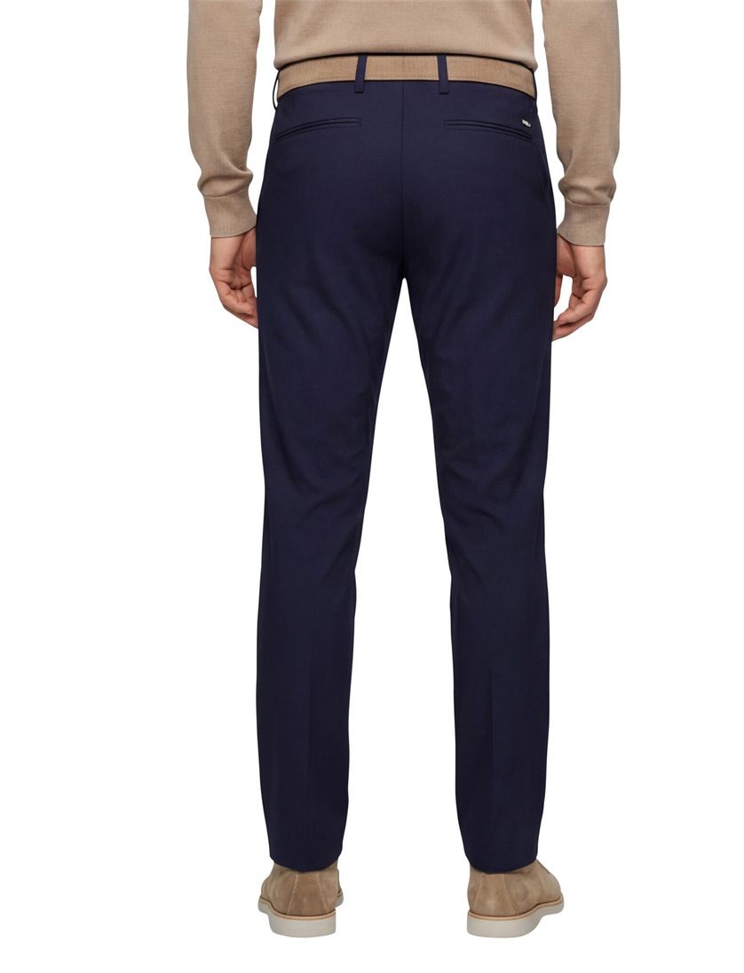 Boss Orange pantalon chino Kaito1 donkerblauw zonder omslag