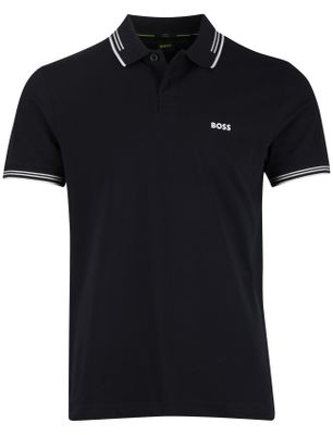Hugo Boss Boss Green Paul polo donkerblauw korte mouw effen