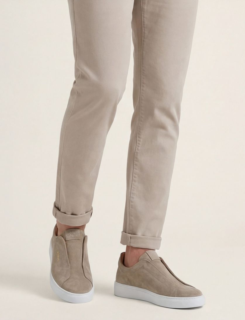 Giorgio instappers beige zonder veter effen