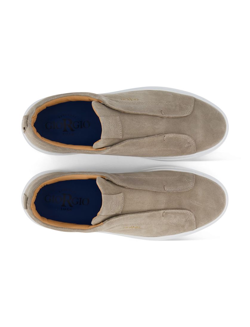 Giorgio instappers beige zonder veter effen