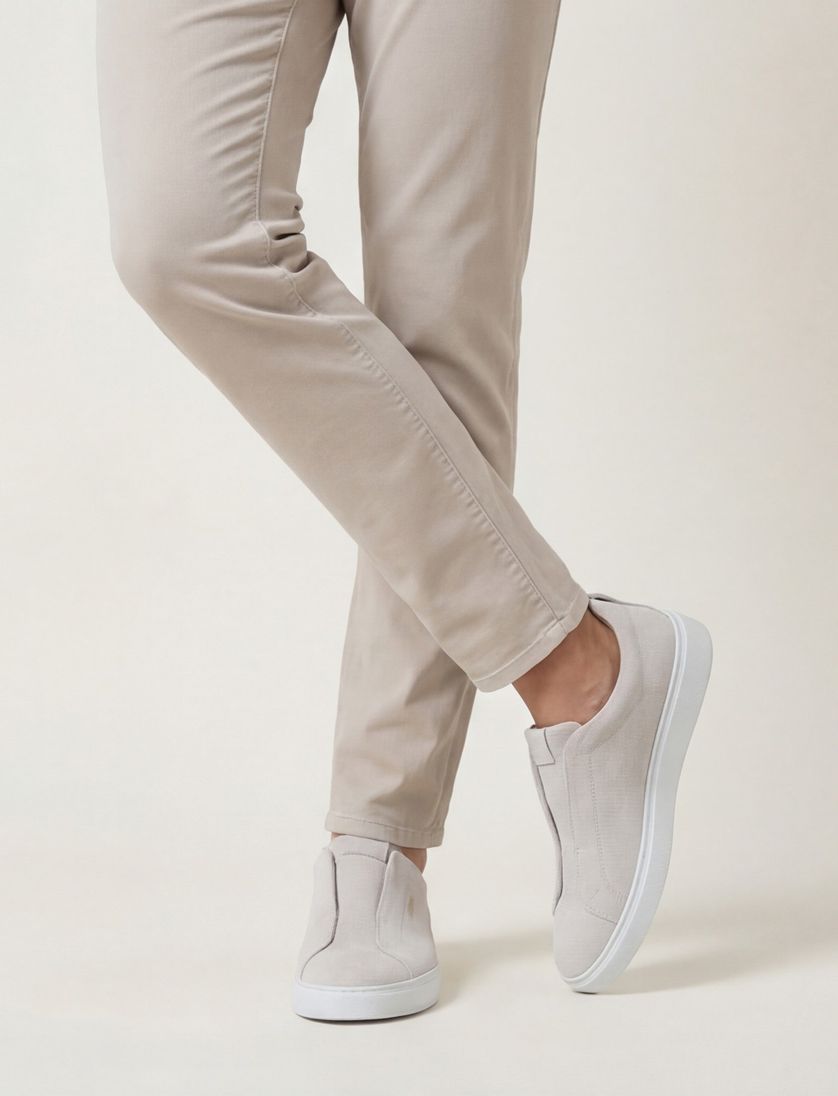 Giorgio instapper creme leer