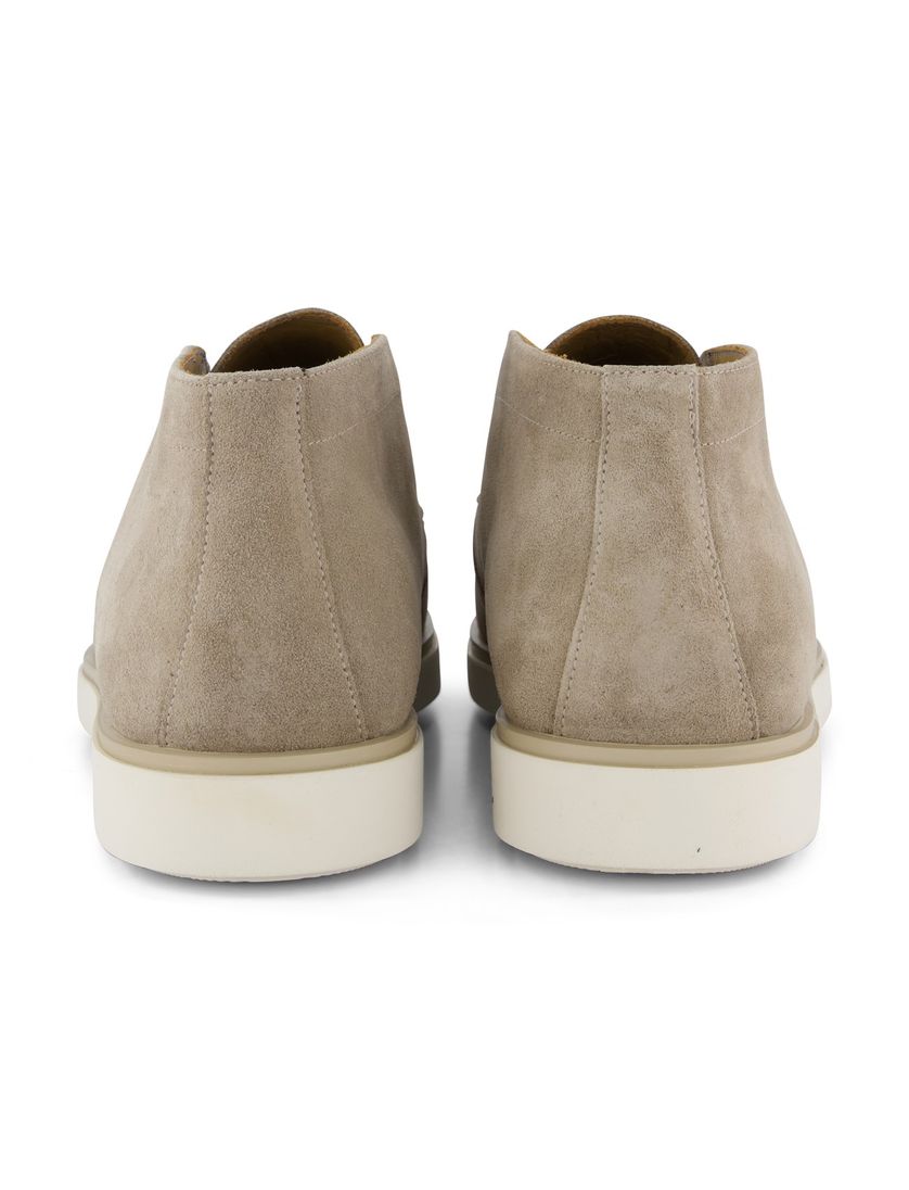 Giorgio instapper beige suede zonder veters laag