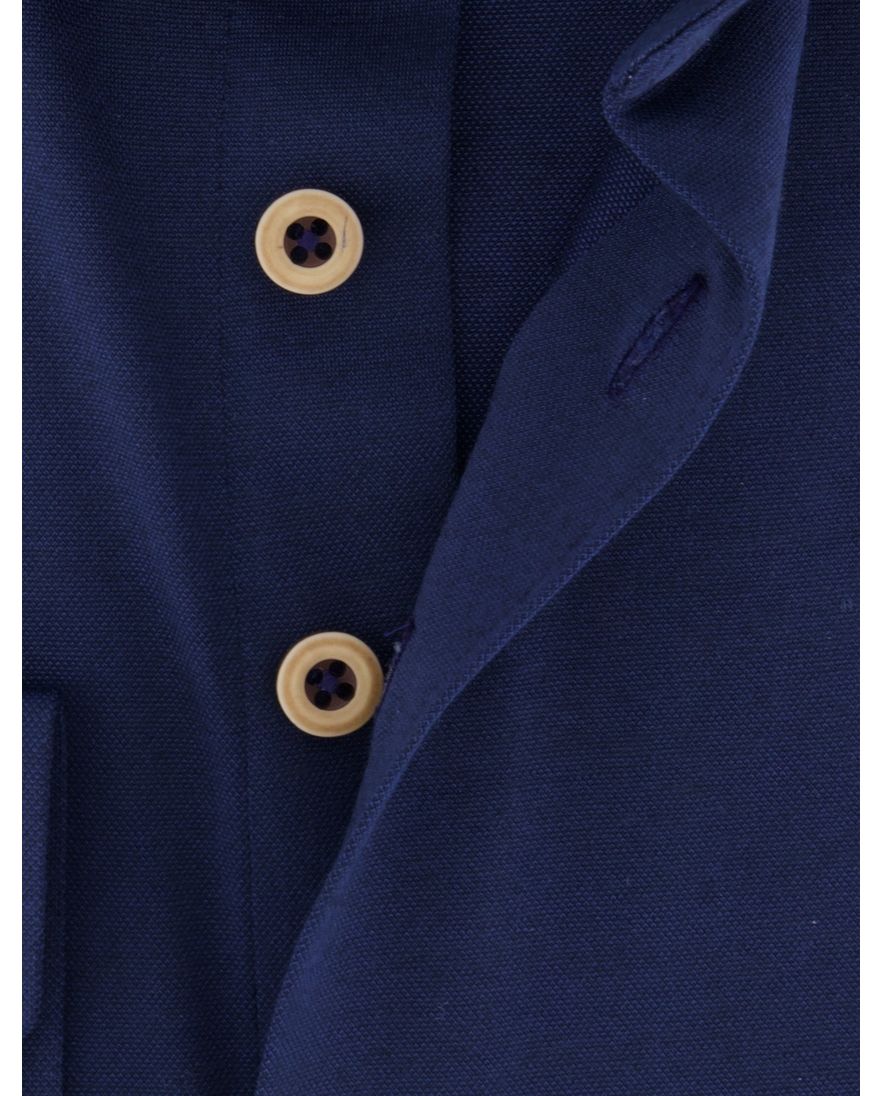 R2 overhemd donkerblauw lange mouw effen