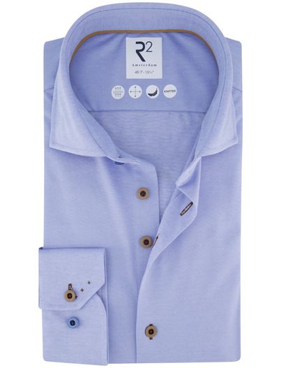 R2 R2 overhemd lichtblauw extra lange mouwen