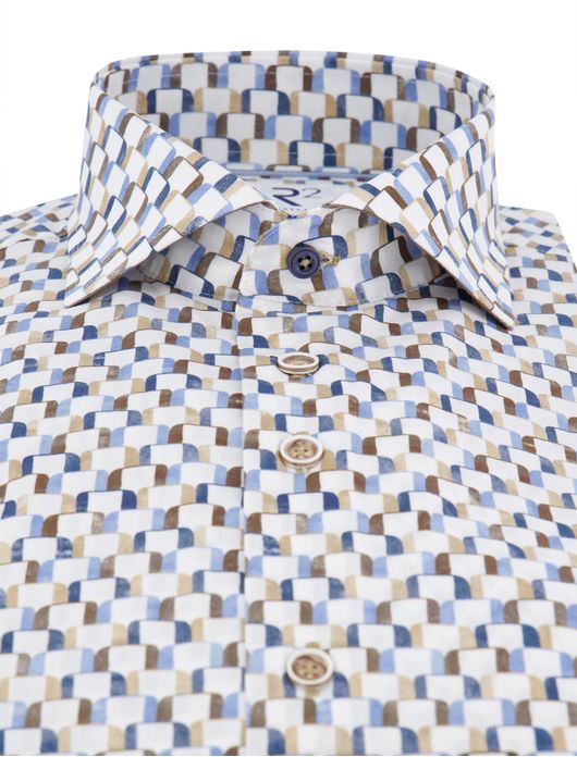 overhemd mouwlengte 7 beige R2