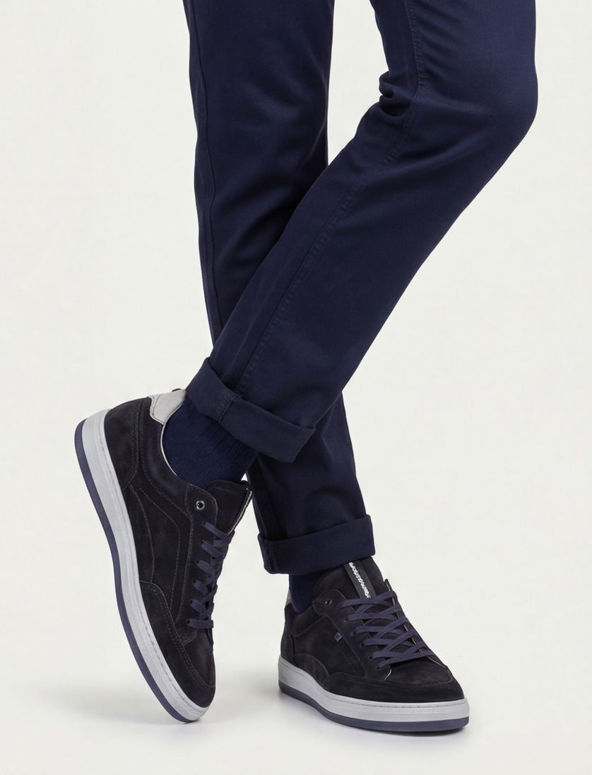 Floris van Bommel sneakers donkerblauw