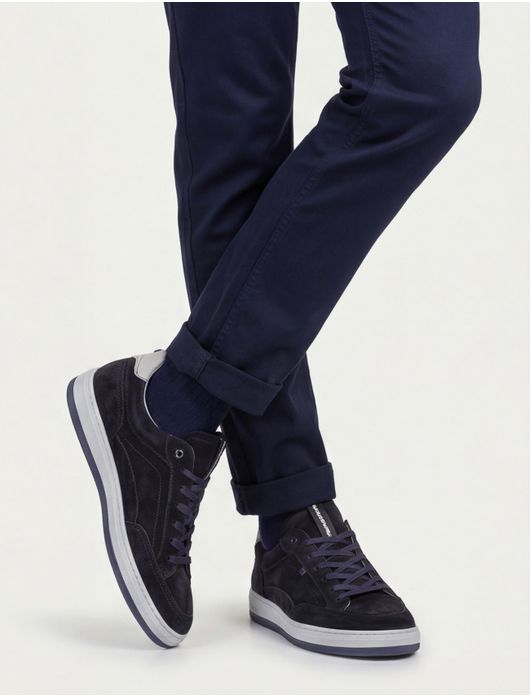 sneakers donkerblauw Floris van Bommel