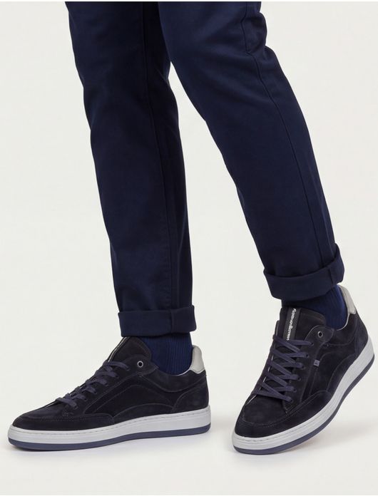 sneakers donkerblauw Floris van Bommel