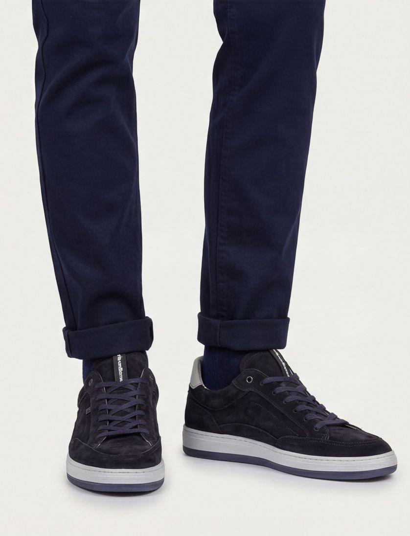 Floris van Bommel sneakers donkerblauw
