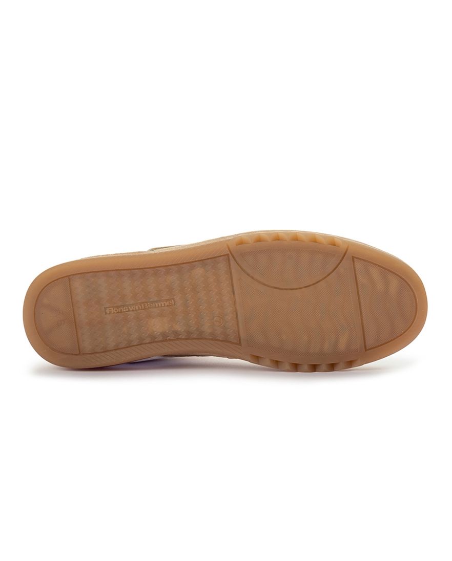 Floris van Bommel sneaker camel suede en rubber