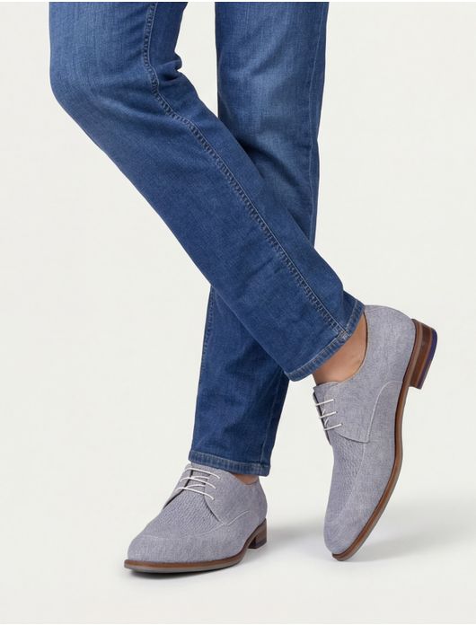 Floris Dressed nette schoen suede lichtblauw