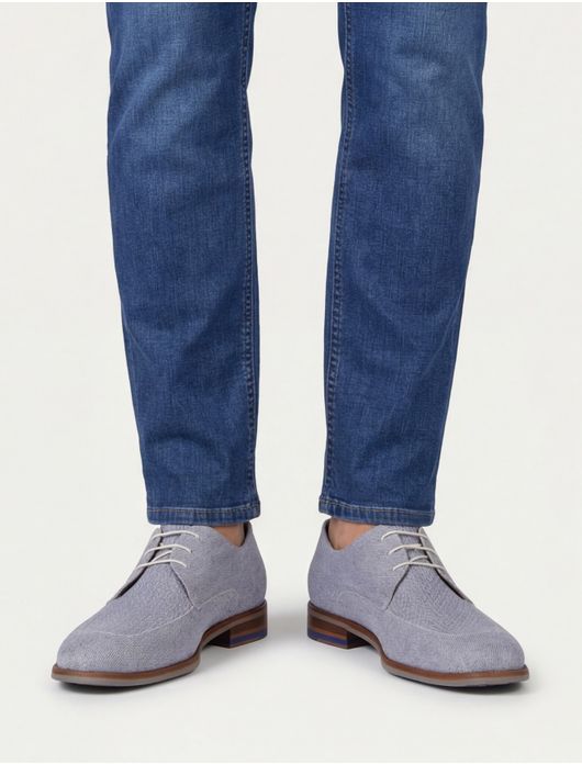 Floris Dressed nette schoen suede lichtblauw