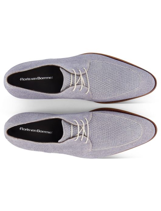 Floris Dressed nette schoen suede lichtblauw