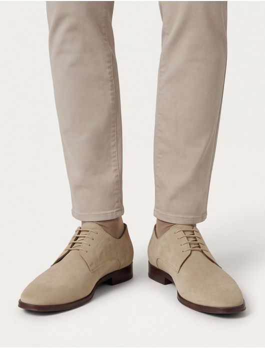 van Bommel nette veterschoenen beige leer