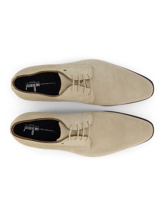 van Bommel nette veterschoenen beige leer
