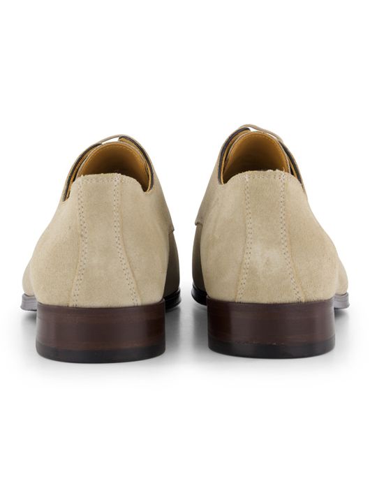 van Bommel nette veterschoenen beige leer