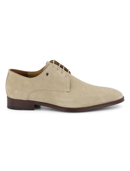van Bommel nette veterschoenen beige leer