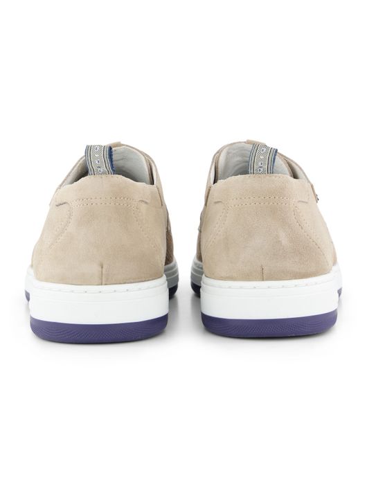 Floris van Bommel sneakers lichtbruin textiel