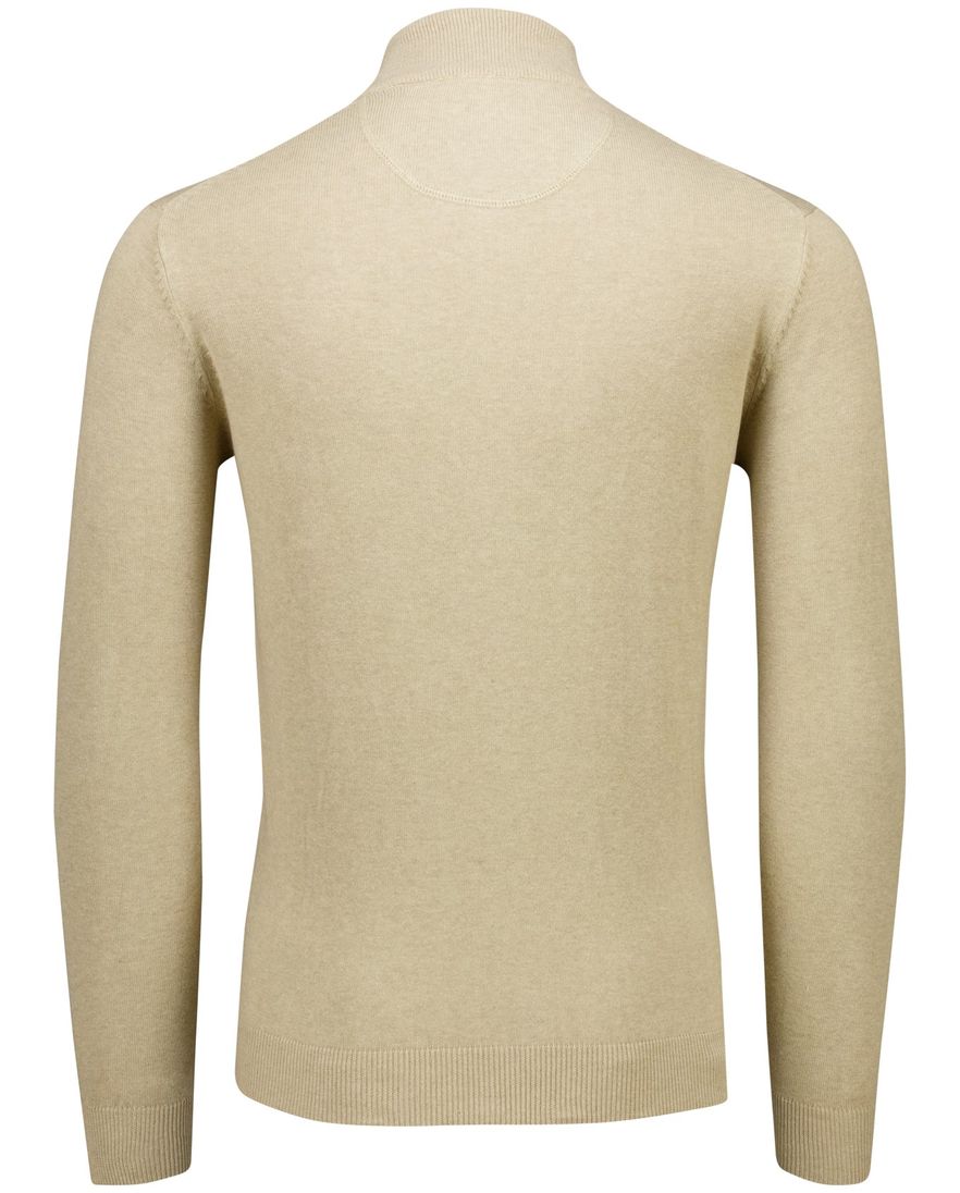 Portofino vest bruin katoen gemeleerd normale fit