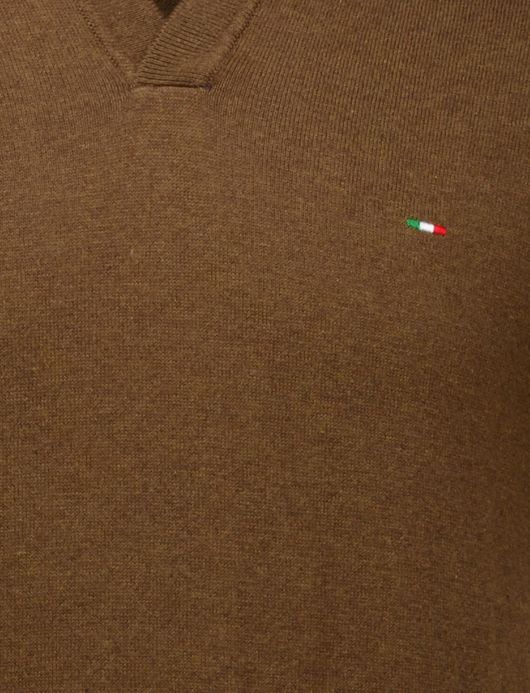 poloshirt extra lang bruin Portofino