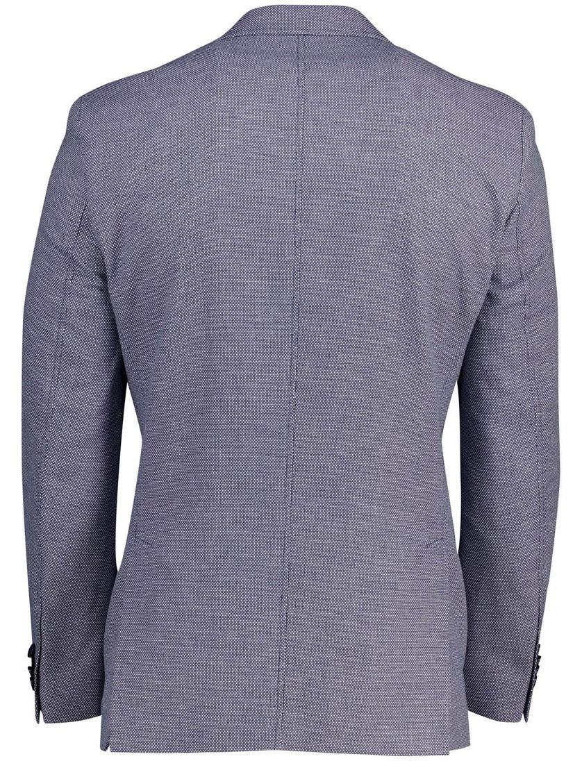 colbert Carl Gross Sakko blauw normale fit katoen