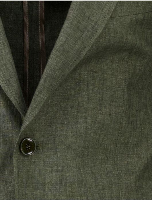 Carl Gross colbert Tebbo-G groen linnen