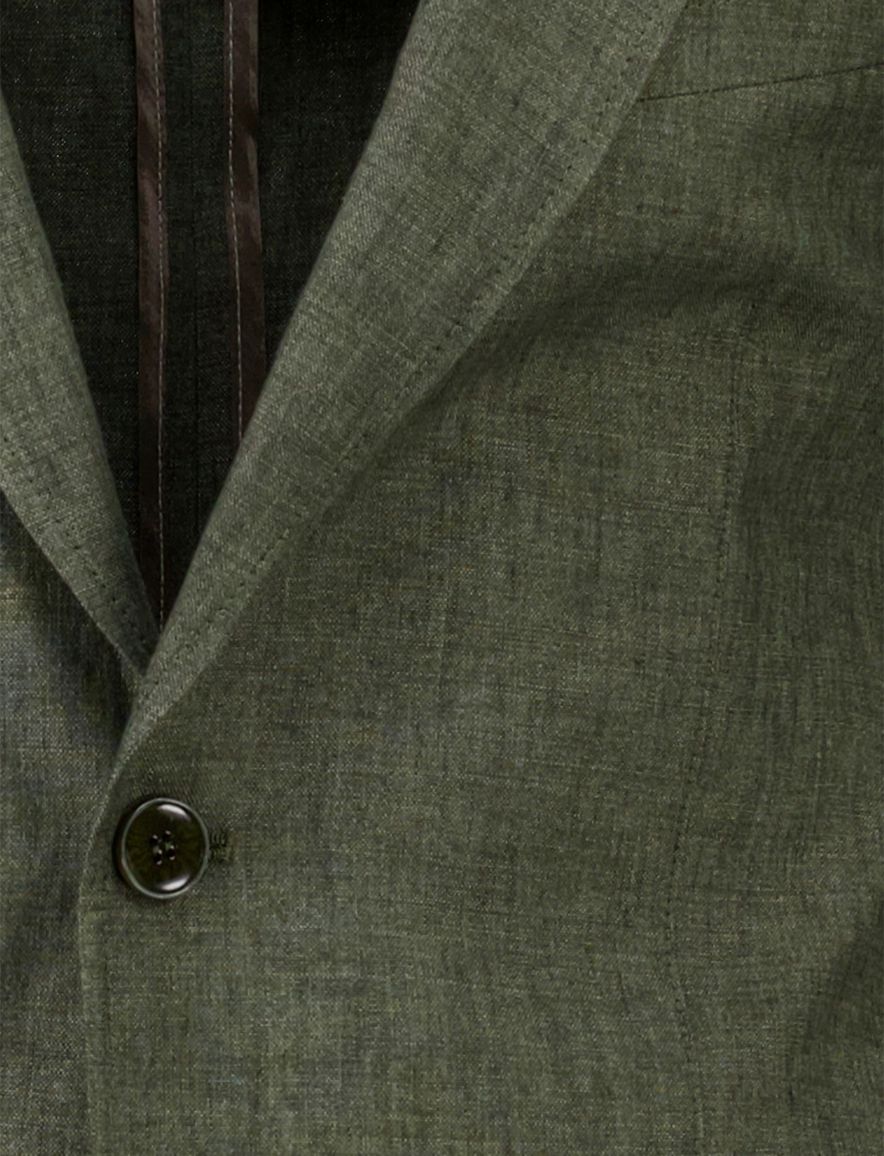 Carl Gross colbert Tebbo-G groen linnen