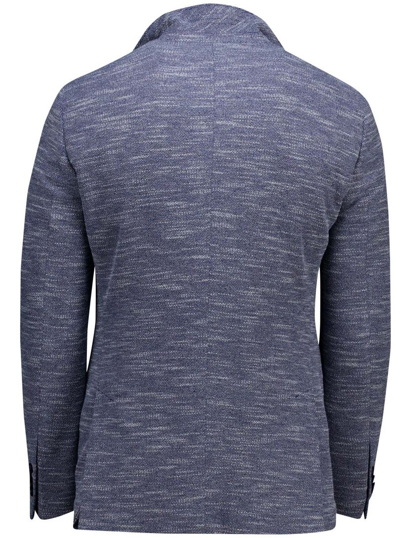 Carl Gross Sakko colbert blauw gemeleerd normale fit