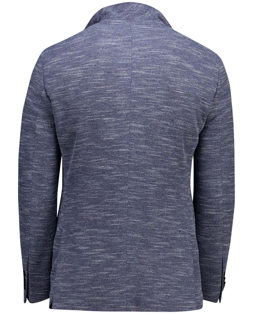 Carl Gross Sakko colbert blauw gemeleerd normale fit