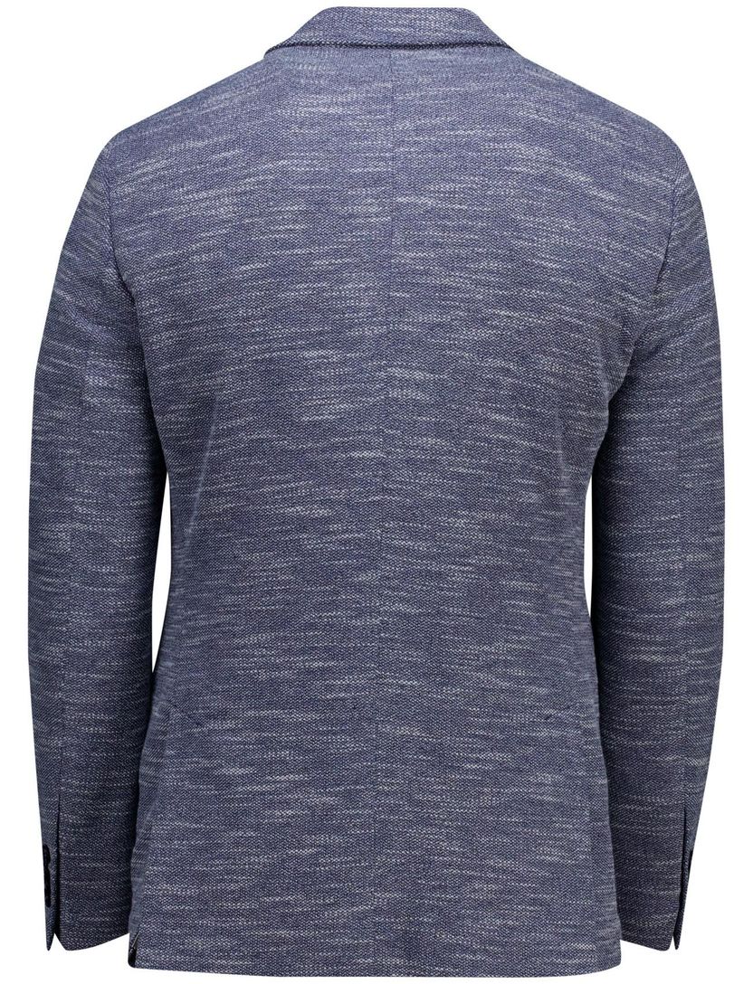 Carl Gross Sakko colbert blauw gemeleerd normale fit