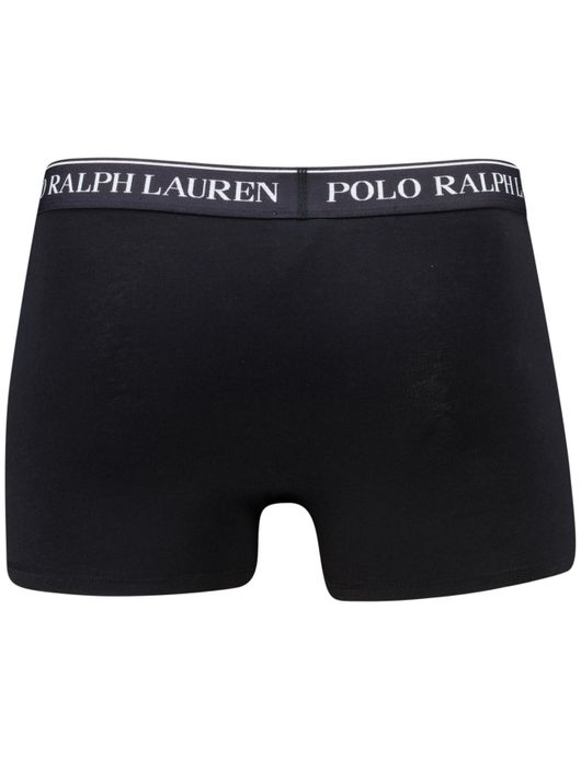 Polo Ralph Lauren boxershorts 3-pack groen-zwart-geel effen katoen