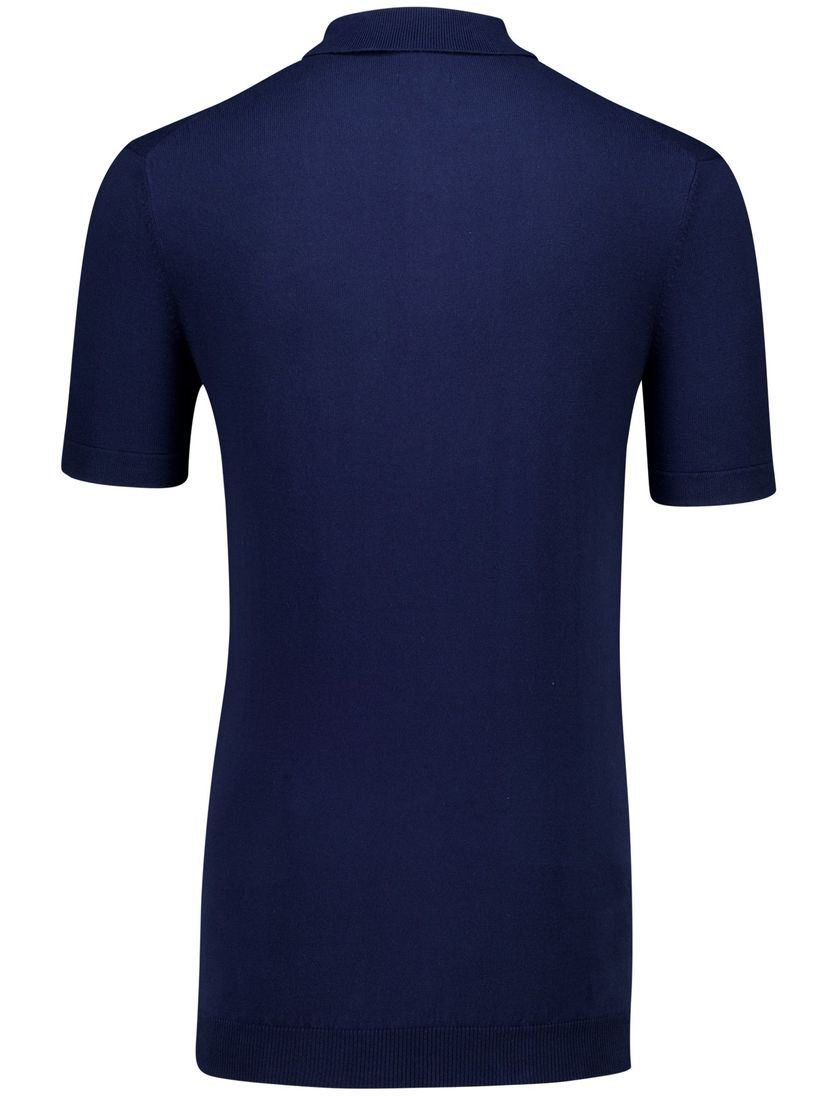 Portofino polo extra lang donkerblauw