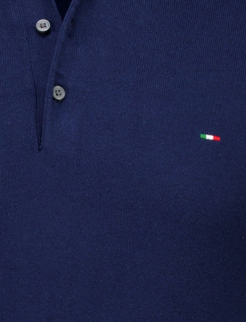 Portofino polo extra lang donkerblauw