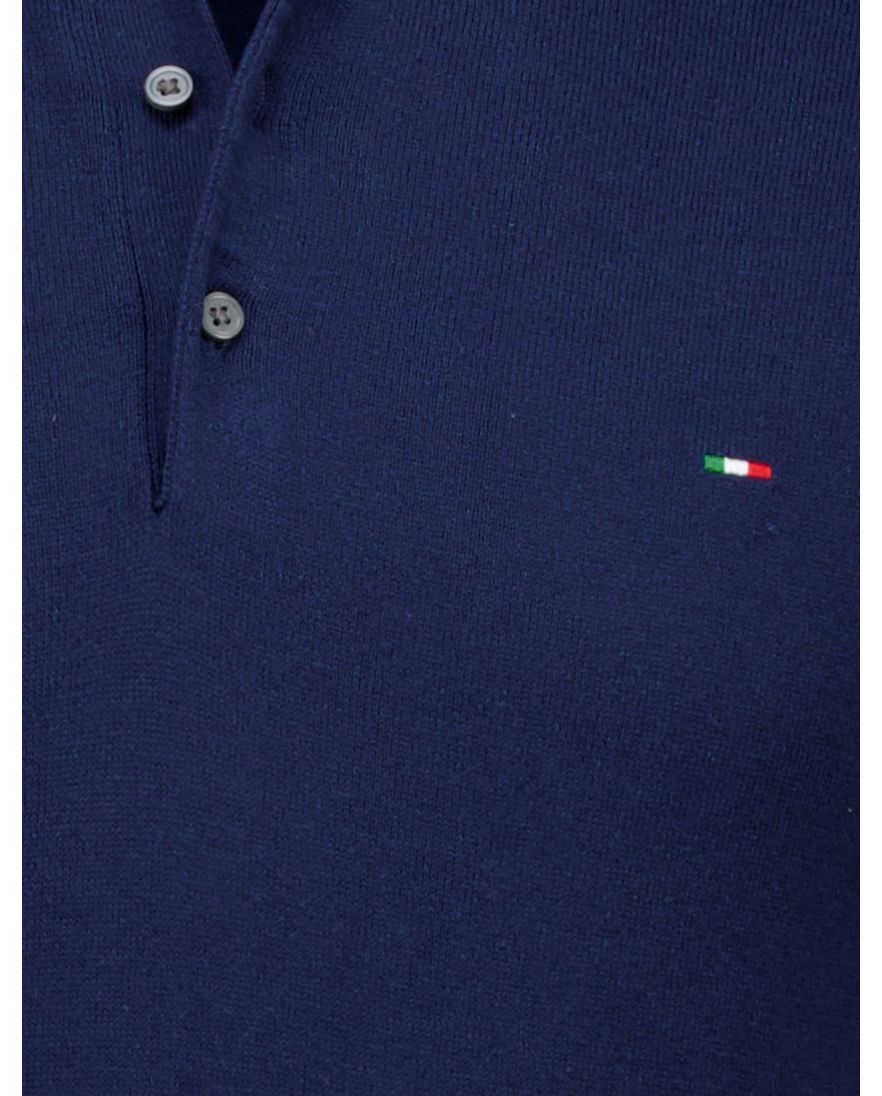 Portofino polo extra lang donkerblauw