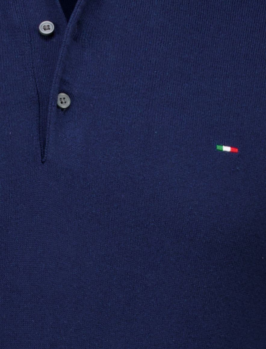 Portofino polo extra lang donkerblauw