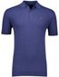 Portofino poloshirt extra lang donkerblauw gemeleerd
