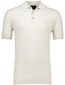 Portofino polo extra lang creme gemeleerd katoen