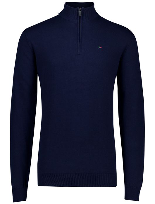 trui extra lange mouwlengte donkerblauw Portofino