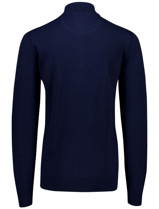 trui extra lange mouwlengte donkerblauw Portofino