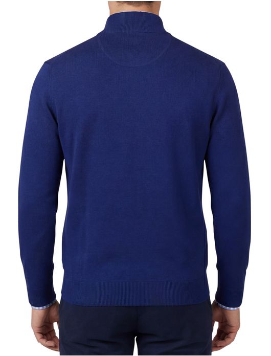 trui blauw Portofino Regular Fit