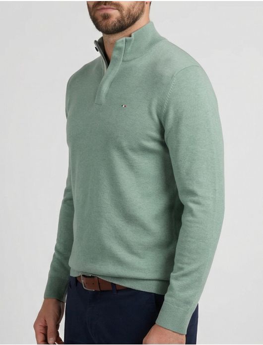trui groen Portofino Regular Fit