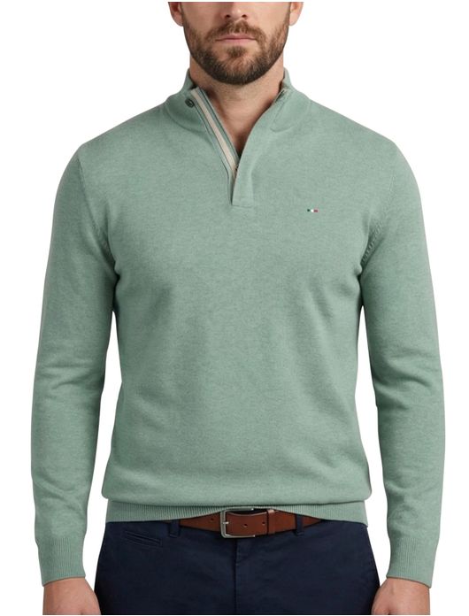 trui groen Portofino Regular Fit