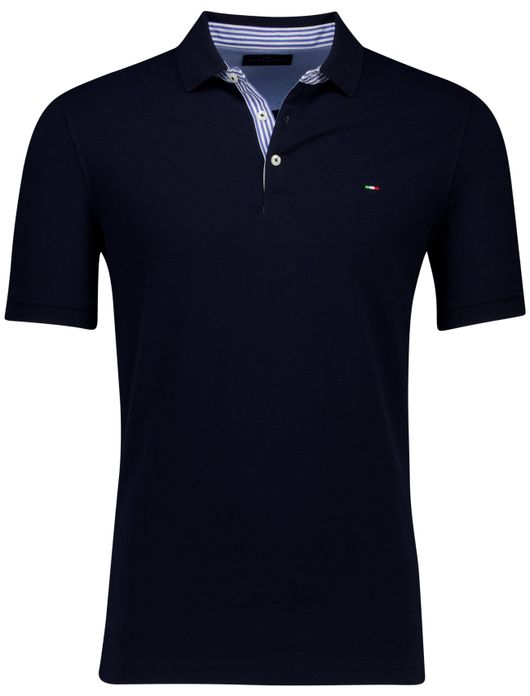Portofino polo donkerblauw katoen