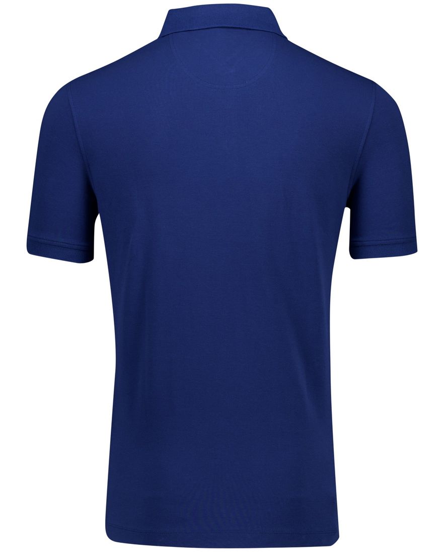 Portofino polo donkerblauw pique katoen