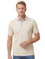 normale fit Portofino polo beige pique effen