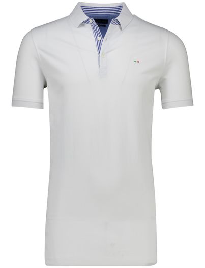 Portofino Portofino polo extra lang wit 3 knoops