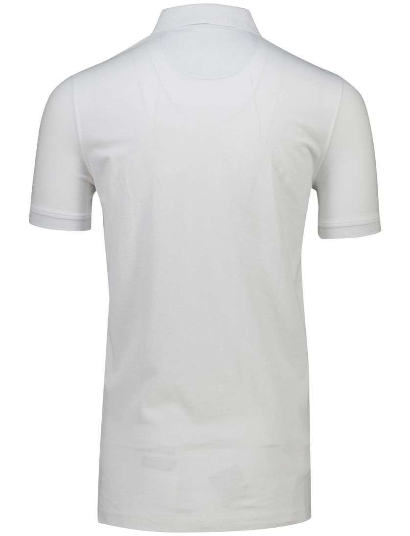 Portofino polo extra lang wit 3 knoops